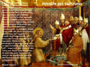 Mission der Papstums Rudolf Steiner