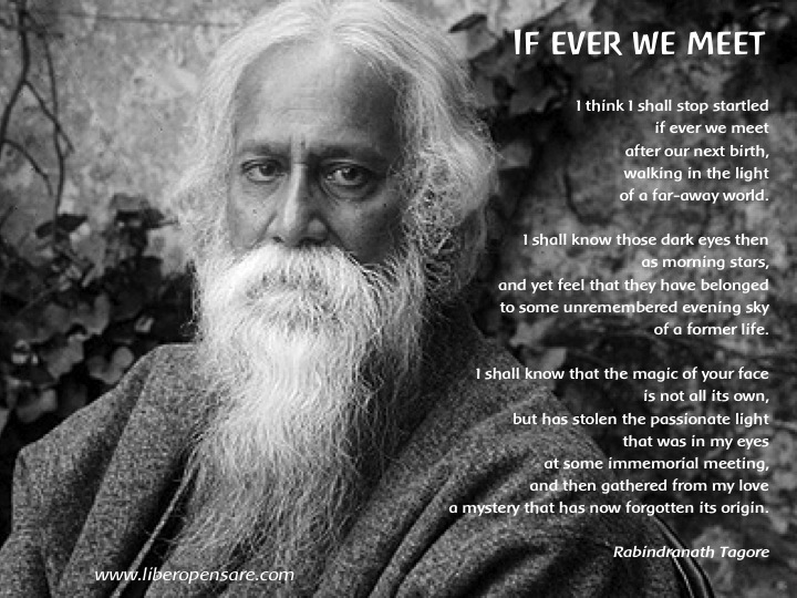 If ever we meet Tagore