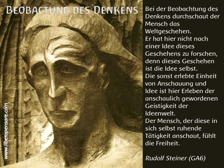 Beobachtung des Denkens Rudolf Steiner