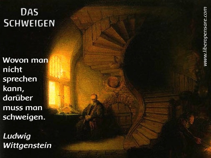 Das Schweigen Ludwig Wittgenstein