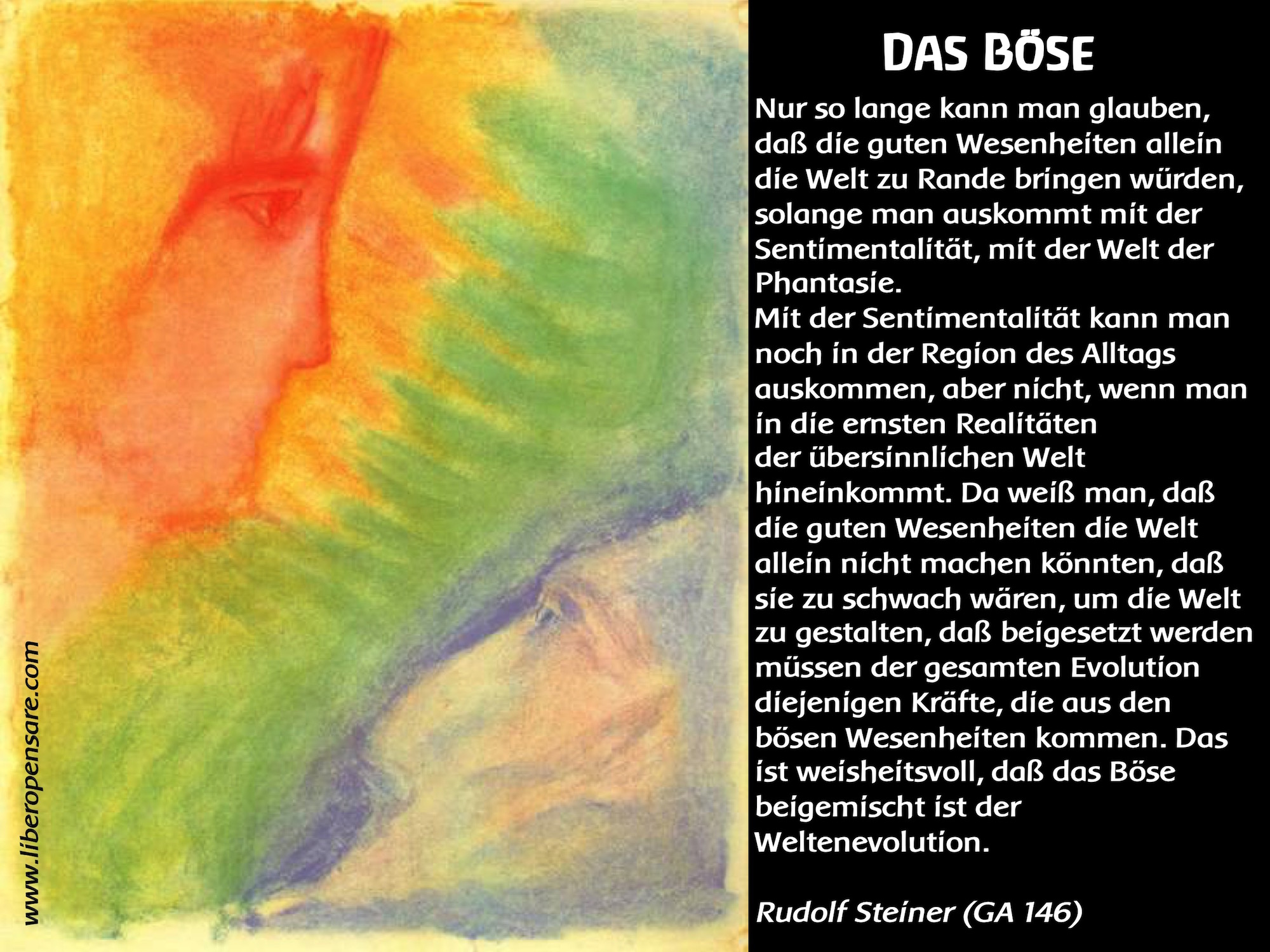 Das Bose Rudolf Steiner