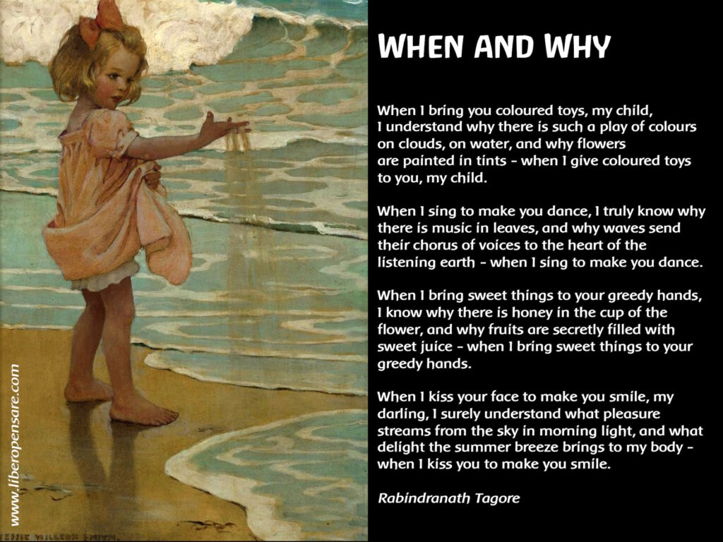 When and Why Rabindranath tagore