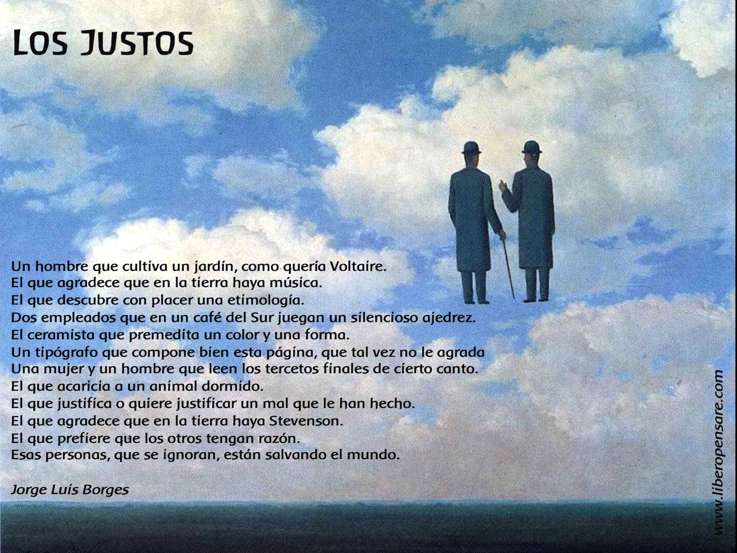 Los Justos jorge Luis Borges