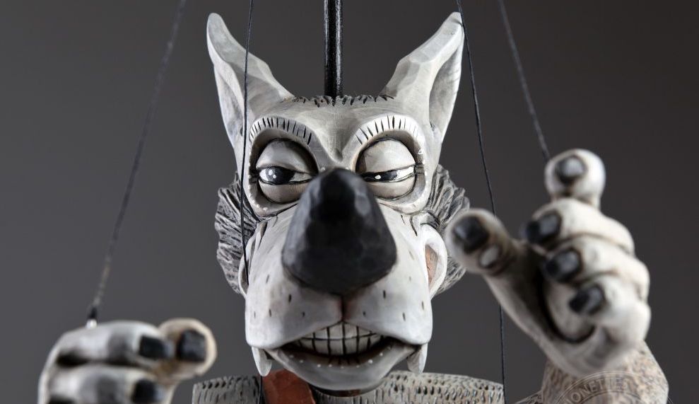 Wolf Marionette Puppet.40fd